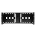 Mounting Rail, MONITOR RACK-MOUNT BRACKET, 4U, FOR LCD MONITOR UP TO, 17-19 IN.