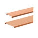 Channel Cover, 4" x 4" (100mm x 100mm), 6 FT., Fiber-Duct, Orange