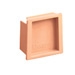Fitting, End Cap, 4" x 4" (100mm x 100mm), Fiber-Duct, Orange