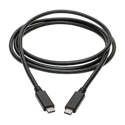 USB-C Cable (M/M) - USB 3.1, Gen 1 (5 Gbps), USB-IF certified, Thunderbolt 3 Compatible, 6 ft.