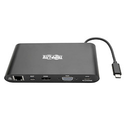 USB-C LAPTOP DOCKING STATION, AVEC MDP, HDMI, VGA, GBE, 4K, @ 30HZ, THUNDERBOLT