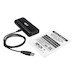 Portable Charger - 2x USB-A, 12,000mAh Power Bank, Lithium-Ion, Auto Sensing, Black