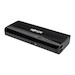 Portable Charger - 2x USB-A, 12,000mAh Power Bank, Lithium-Ion, Auto Sensing, Black