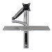 Mount, Video Display, SINGLE-DISPLAY SIT-STAND, WALL-MOUNT WORKSTATION WITH, THIN-CLIENT MOUNT