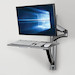 Mount, Video Display, SINGLE-DISPLAY SIT-STAND, WALL-MOUNT WORKSTATION WITH, THIN-CLIENT MOUNT