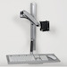 Mount, Video Display, SINGLE-DISPLAY SIT-STAND, WALL-MOUNT WORKSTATION WITH, THIN-CLIENT MOUNT