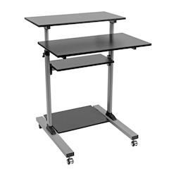 Mount, Video Display, ROLLING DESK TV/MONITOR CART, - HEIGHT ADJUSTABLE