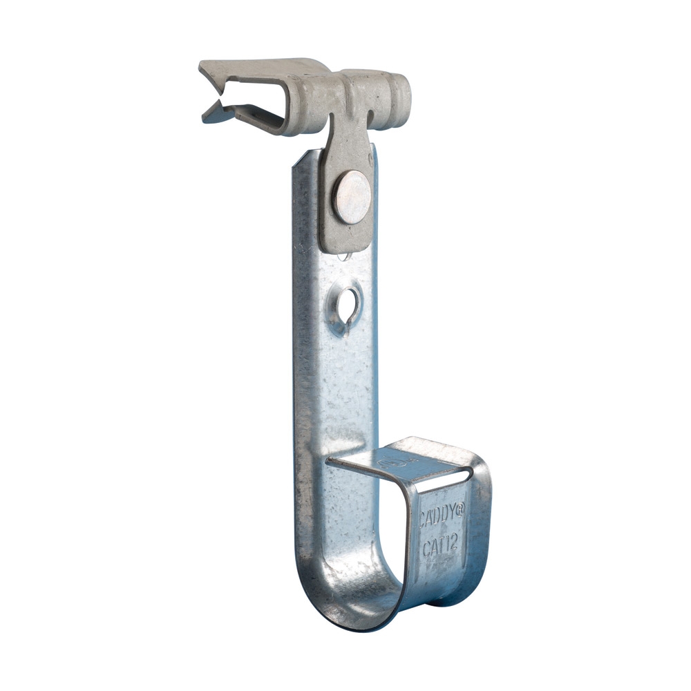 J-Hook, 4 in. Dia, Spring Steel, CADDY ArmoPre-Galvanized