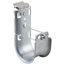 nVent CADDY Cat HP J-Hook with Hammer-On Flange Clip, 1 5/16&quot; dia, 5/16&quot;-1/2&quot; Flange