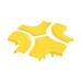 FR SplitCvr 4-WayCross 6"x4" YL EA