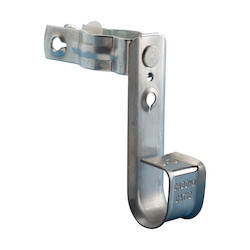 nVent CADDY Cablecat J-Hook with Pedestal Clamp, 3/4&quot; dia, 3/4&quot; Square, 7/8&quot;-1 1/8&quot; Round Pedestal