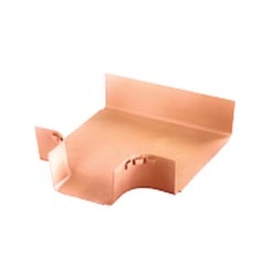 Fitting, Horz Tee With 6&quot; x 4&quot; Exit, 12&quot; x 4&quot; (300mm x 100mm), FiberRunner, Orange