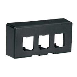 FurnitureFaceplate 3Port KnollM BL EA
