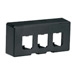 FurnitureFaceplate 3Port KnollM BL EA