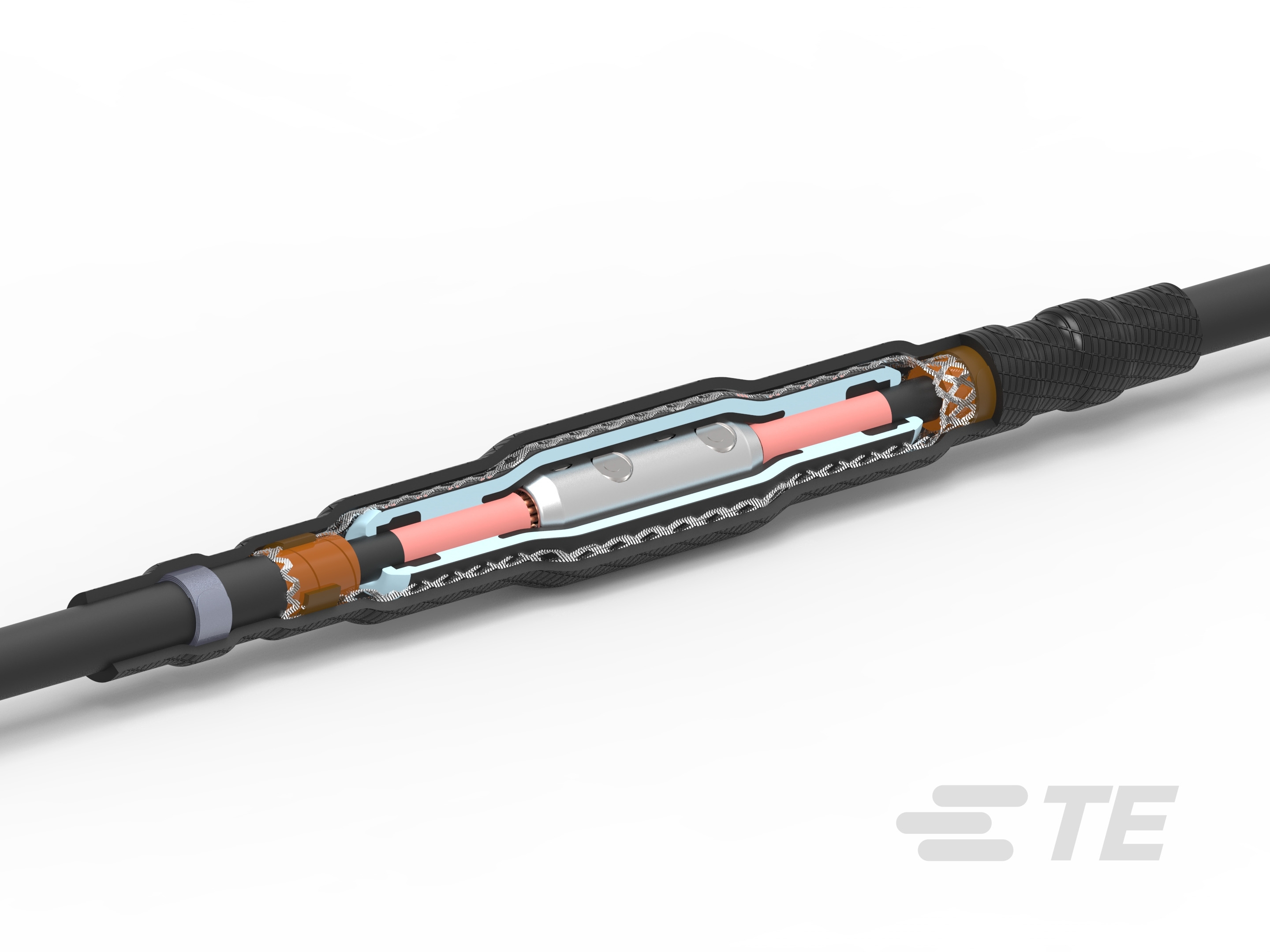 35kV Cold Shrinkable Inline Splice For 1/C JCN - Nom. Cable Range: 750 ...