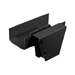 FiberRunner Vertical Tee Fitting 6x4 Black