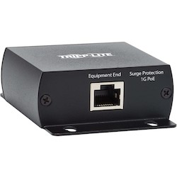 In-Line PoE Surge Protector - 1Gbps, Cat5e/6, Metal Case, IEC Compliant, TAA