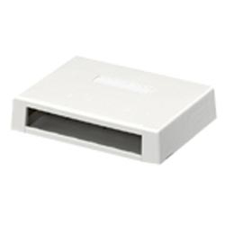Surface Mount Box, 6 Port, Off White