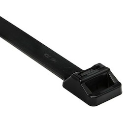 Heavy Duty Cable Tie, 28.7" Long, UL Rated, 250lb Tensile Strength, PA66, Black, 25/pkg