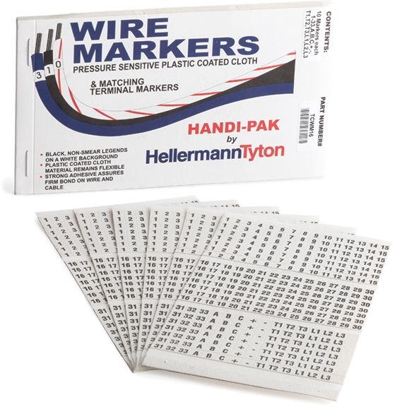 Handi-Pak Marker Booklet, 10 133, A, B, C, , -, T1T3, L1L3, 1Pkg
