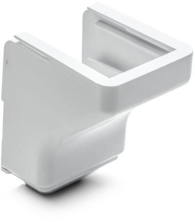 2-Piece Ceiling Drop, PVC, Ceiling Mount, White