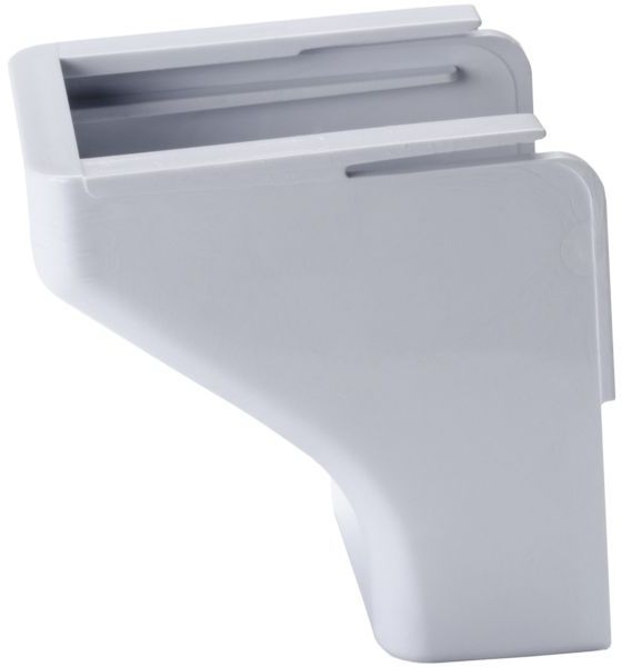 2-Piece Ceiling Drop, PVC, White