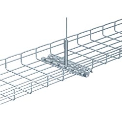 FAS CENTRAL HANGER FOR MESH   TRAY- 300MM LENGTH GALVANIZED STEEL ELECTROZINC