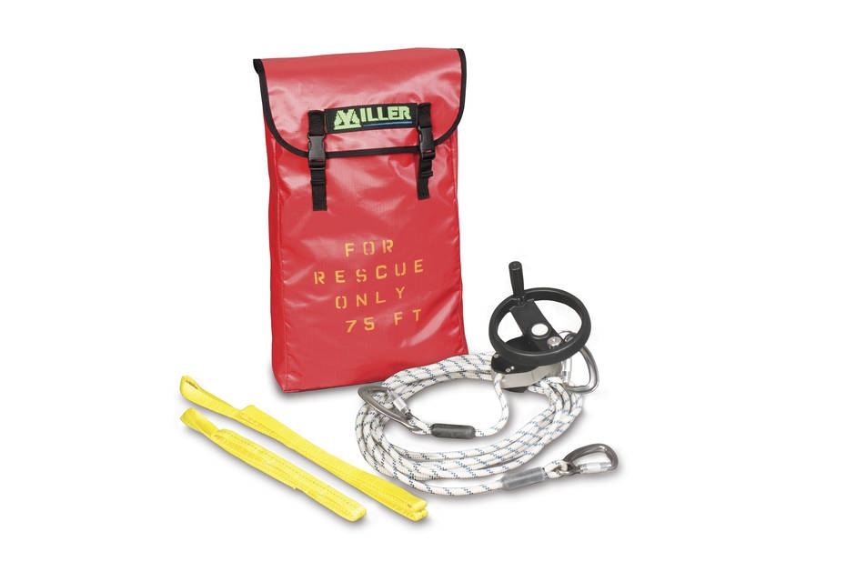 75 ft SafEscape Elite with Hoisting Wheel