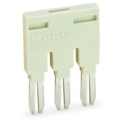 Push-in Type Jumper Bar; Insulated; 3-way; Nominal Current 18 A