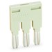 Push-in Type Jumper Bar; Insulated; 3-way; Nominal Current 18 A