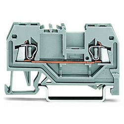 2-conductor Through Terminal Block; 1.5 mm2; Center Marking; For Din-rail 35 X 15 And 35 X 7.5; CAGE CLAMP