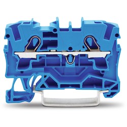 2-conductor Through Terminal Block; 4 mm2; For Ex E II And Ex I Applications; Side And Center Marking; For Din-rail 35 X 15 And 35 X 7.5; Push-in CAGE CLAMP