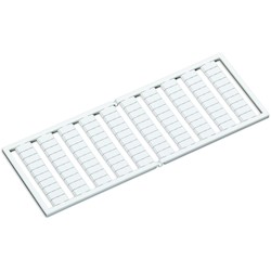 WSB Quick Marking System; Plain; For Terminal Block Width 5 - 17.5 mm; 10 Strips With 10 Markers Per Card