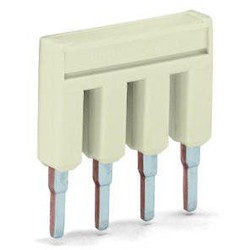 Push-in Type Jumper Bar, Insulated 3-way, Light Gray
