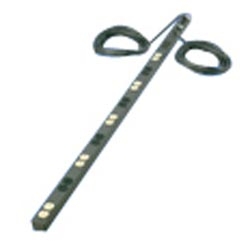Vertical Power Strip With a 20 A, 120V, ten NEMA 5-20R Receptacles, One 20 A thermal breaker, 10&#8217; Power Cord With NEMA 5-20P plug. UL and c-UL Listed. Dimensions: 38.5&quot;H x 1.9&quot;W x 1.3&quot;D (978mm x 47mm x 33mm).