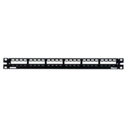 Mini-Com All Metal Patch Panel 24 port 1 RU BL