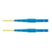 Patch Cord, LC Connector to LC Connector, 1-Fiber Simplex Single-mode OS1/OS2 9/125µm, 1.6mm Jacketed, Riser Rated, Yellow Jacket, 1 MT