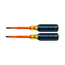 Insulated Screwdriver Set, Slotted and Phillips, 2-Piece