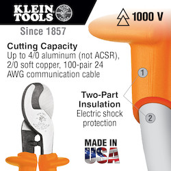 63050-INS - KLEIN - Cable Cutter, | Anixter