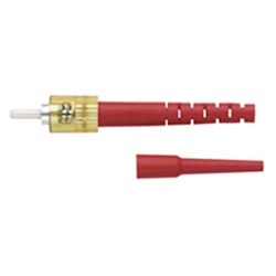 ST 62.5µm Mechanical Crimp Connector, Red
