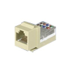 NK 8-position/8-wire, Category 3 leadframe Jack module, Electric Ivory