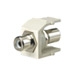 NK RCA Module, Pass-Through, White Insert, Off White