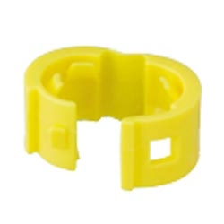 Patch cord color bands YL PK25