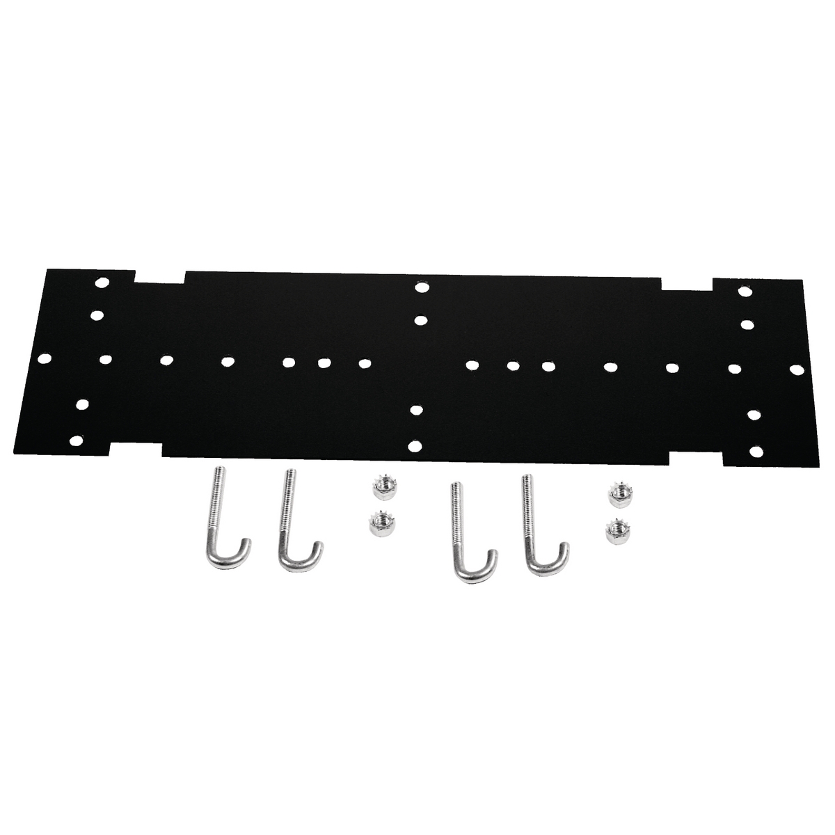 Ladder Rack Mounting Kit, Steel, Black