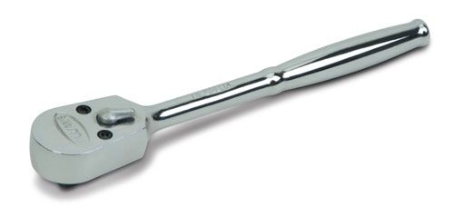 Ratchet, 1/4 in. Drive, Steel, 5-1/4 in. OAL, Chrome