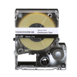 Panduit T100X000VXM-BK Continuous Tape Label Yellow