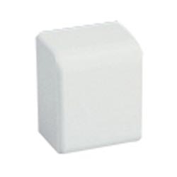 LDPH3, LDS3 Power Rated End Cap Fitting, Off White, Pack of 10