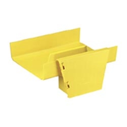 FiberRunner Vertical Tee Fitting 12x4 Yellow