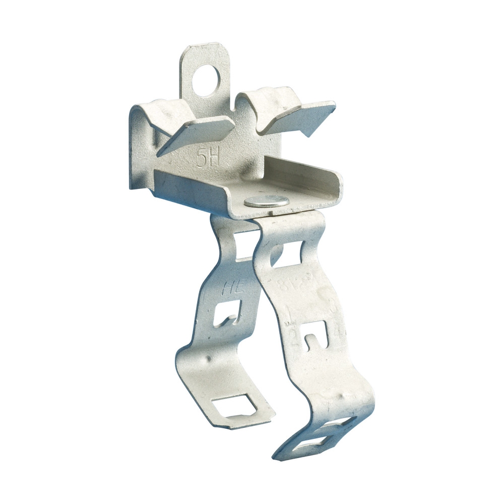 Conduit To Flange Clip, Hammer on; Snap In, Spring Steel, 1-1/2 in. EMT ...