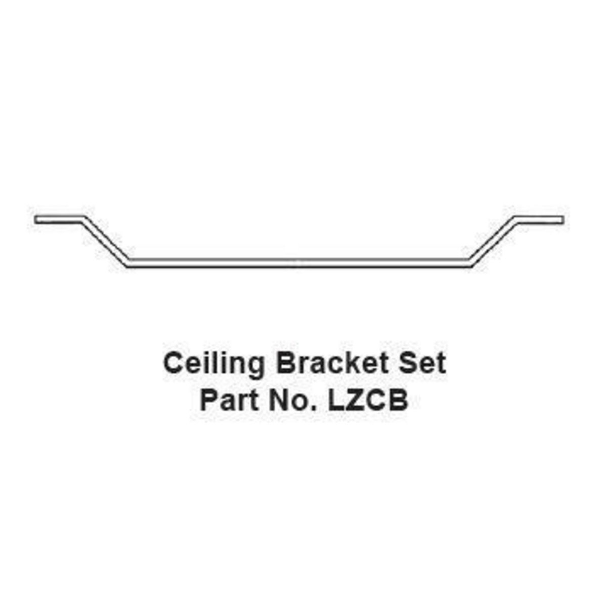 Ceiling Bracket Set, Ceiling Bracket Set, Silver